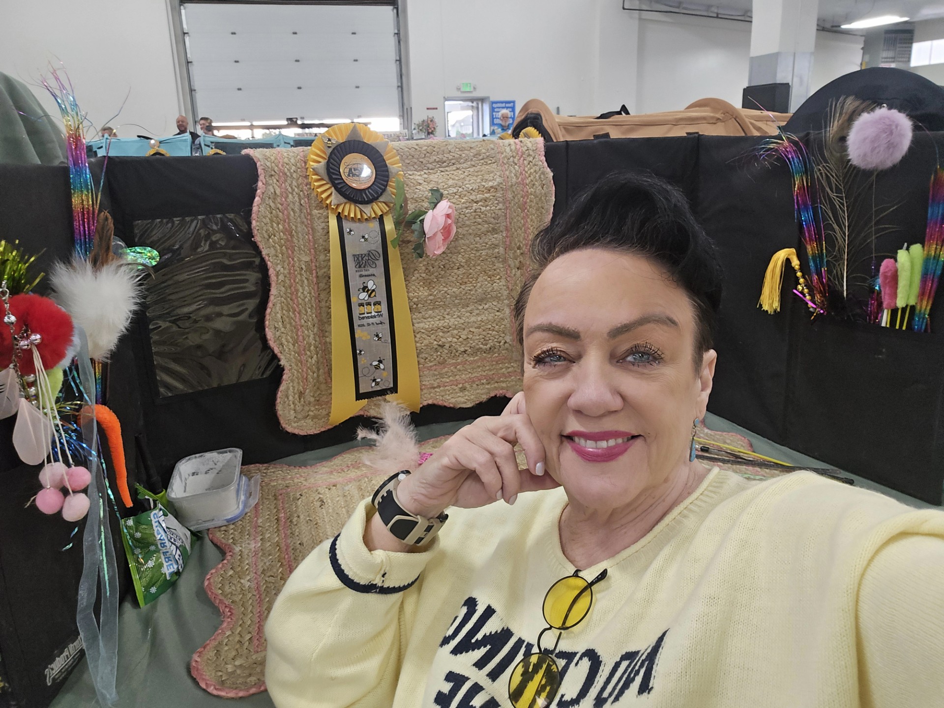 Dana at a TICA show